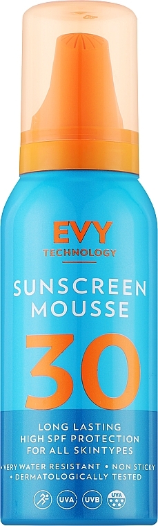 Pianka do ciała chroniąca przed słońcem - EVY Technology Sunscreen Mousse SPF30 — Zdjęcie N1
