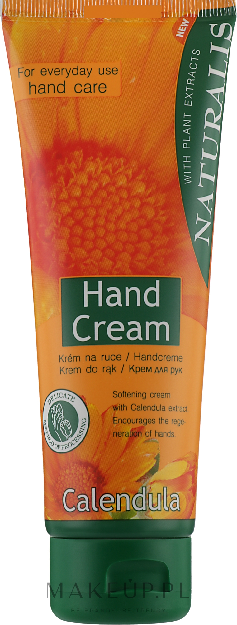 Kojący krem do rąk Nagietek - Naturalis Calendula Hand Cream — Zdjęcie 125 ml