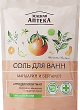 Antycellulitowa sól do kąpieli Mandarynka i bergamotka - Green Pharmacy — Zdjęcie N1
