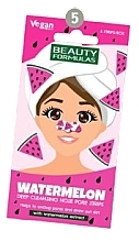 Paski na nos - Beauty Formulas Watermelon Deer Cleanser Nose Pore Strips — Zdjęcie N1