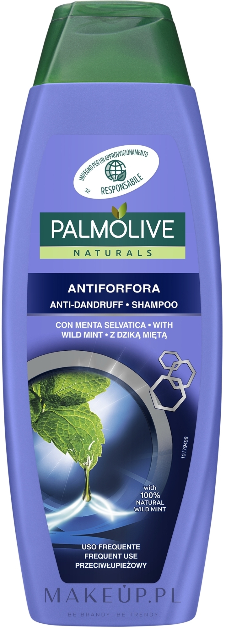 Przeciwłupieżowy szampon do włosów Dzika mięta - Palmolive Naturals Anti-Dandruff Shampoo — Zdjęcie 350 ml