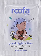 Kojący balsam do ciała z lawendą - Roofa Good Night Lotion (próbka) — Zdjęcie N1