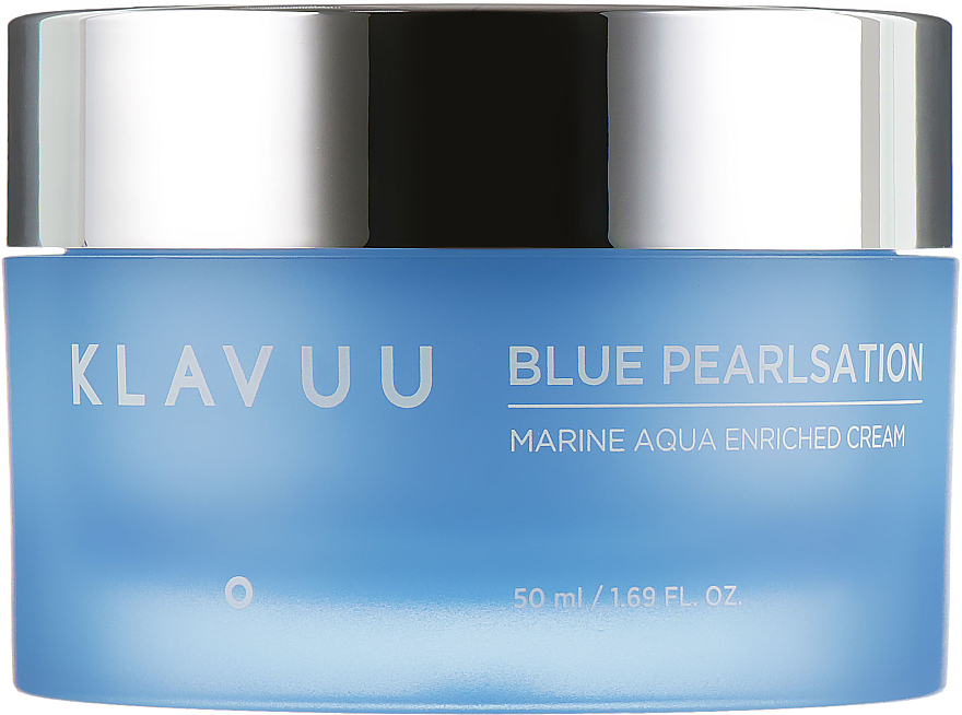 Nawilżający krem ​​do twarzy z kolagenem morskim - Klavuu Blue Pearlsation Marine Aqua Enriched Cream — Zdjęcie N2