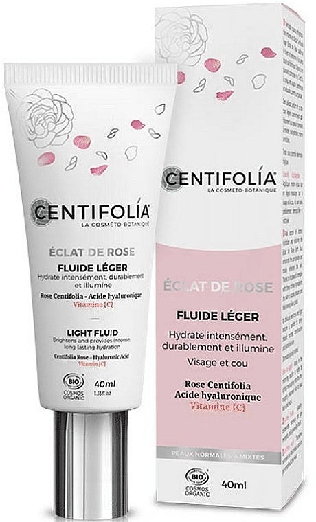 Nawilżający fluid do twarzy - Centifolia Rose Radiance Light Fluid — Zdjęcie N1