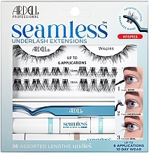 Zestaw do przedłużania rzęs - Ardell Seamless Underlash Extensions Wispies Kit — Zdjęcie N1