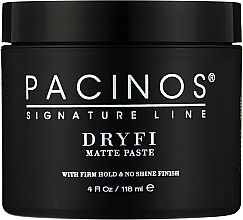 Kup Profesjonalna pasta matująca do stylizacji włosów - Pacinos Dryfi No Shine Matte Paste