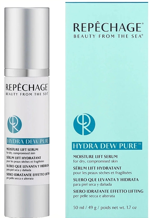 Serum intensywnie nawilżające do twarzy - Repechage Hydra Dew Pure Moisturizing Lift Serum — Zdjęcie N2
