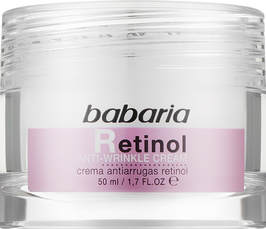 Przeciwzmarszczkowy krem do twarzy z retinolem - Babaria Retinol Anti-Wrinkle Cream