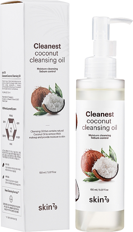 Oczyszczający olej kokosowy w sprayu - Skin79 Cleanest Coconut Cleansing Oil — Zdjęcie N2