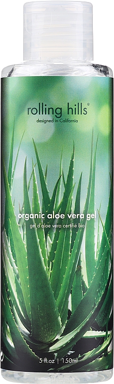 Nawilżający żel do twarzy i ciała Aloes - Rolling Hills Organic Aloe Vera Gel  — Zdjęcie N1