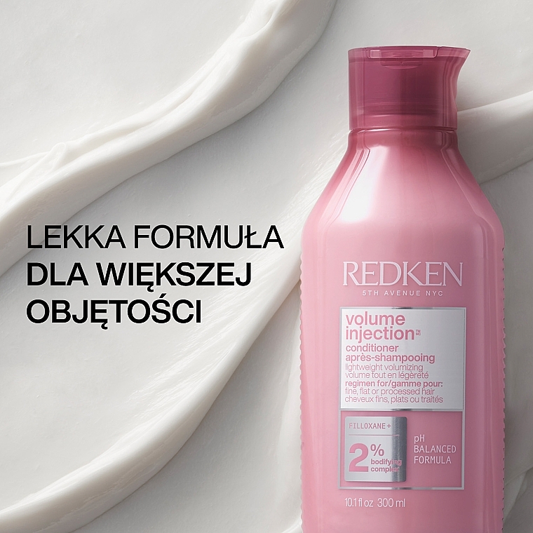 Odżywka zwiększająca objętość do włosów cienkich - Redken Volume Injection Conditioner — Zdjęcie N2