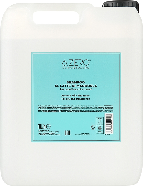 Szampon do włosów suchych i osłabionych - Seipuntozero Nutri Salon Shampoo — Zdjęcie N1