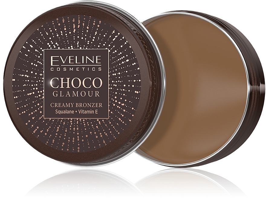 Krem-bronzer do twarzy - Eveline Cosmetics Choco Glamour Creamy Bronzer — Zdjęcie N2