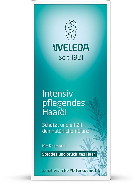 Odżywczy olejek do intensywnej pielęgnacji włosów - Weleda Intensiv Pflegendes Haaröl — Zdjęcie N2