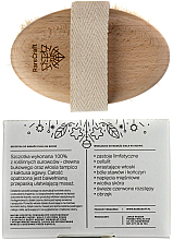Drewniana szczotka do masażu ciała - RareCraft  — Zdjęcie N3