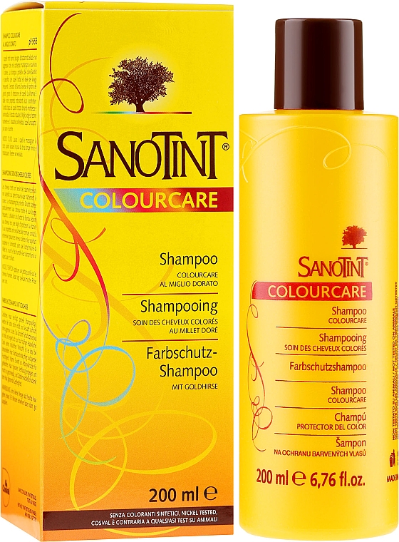 Szampon do farbowanych i rozjaśnionych włosów - SanoTint — Zdjęcie N1