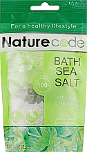 Kup Morska sól do kąpieli Ziele melisy i olej konopny - Nature Code Bath Sea Salt