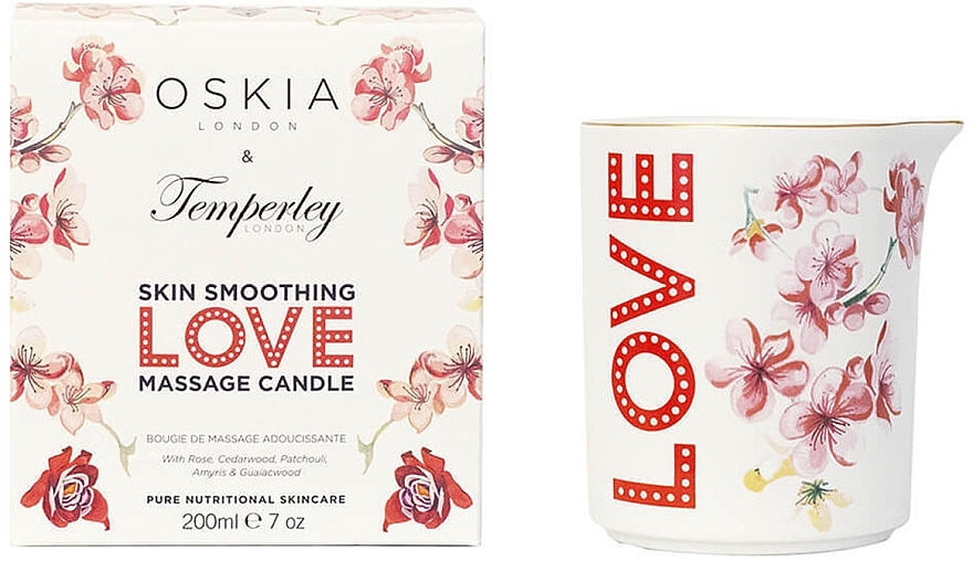 Świeca do masażu - Oskia x Temperley Love Skin Smoothing Massage Candle — Zdjęcie N1