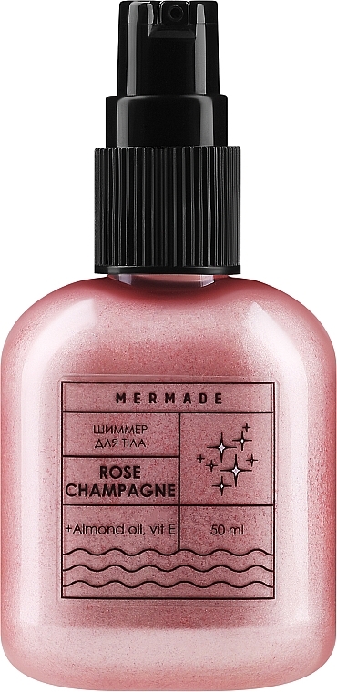 Rozświetlacz do ciała Różowy szampan - Mermade Rose Champagne