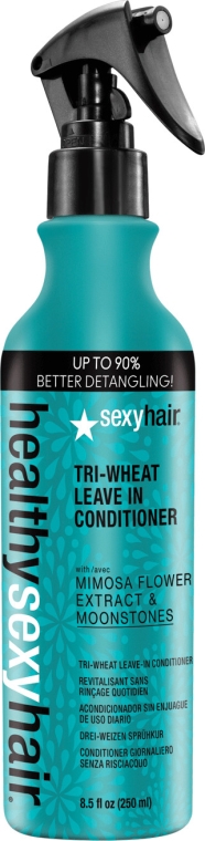 Odżywka do włosów bez spłukiwania - SexyHair Healthy Sexy Hair Tri-Wheat Leave-In Conditioner — Zdjęcie N1