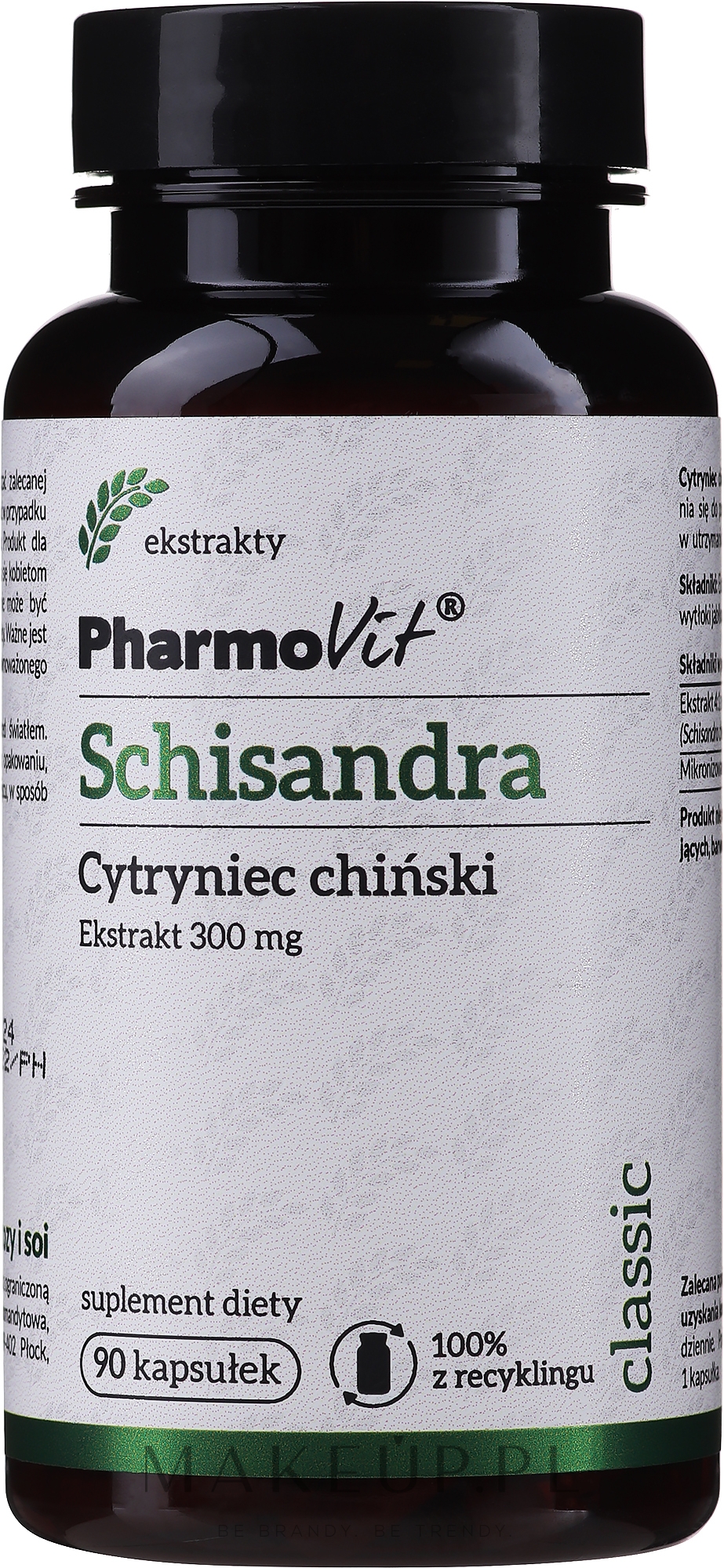 Suplement diety cytryniec chiński, 300 mg - PharmoVit  — Zdjęcie 90 szt.