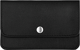 Czarne etui na karty podarunkowe dla mężczyzn Deep Black (12 x 7,5 cm) - MAKEUP — Zdjęcie N1