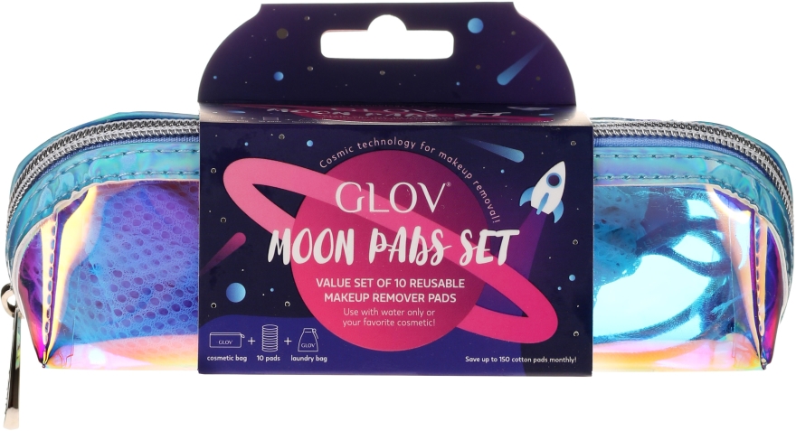 Zestaw 10 wielorazowych płatków kosmetycznych - Glov Moon Pads Set — Zdjęcie N1