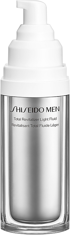 Odmładzający fluid do twarzy - Shiseido Men Total Revitalizer Light Fluid — Zdjęcie N3