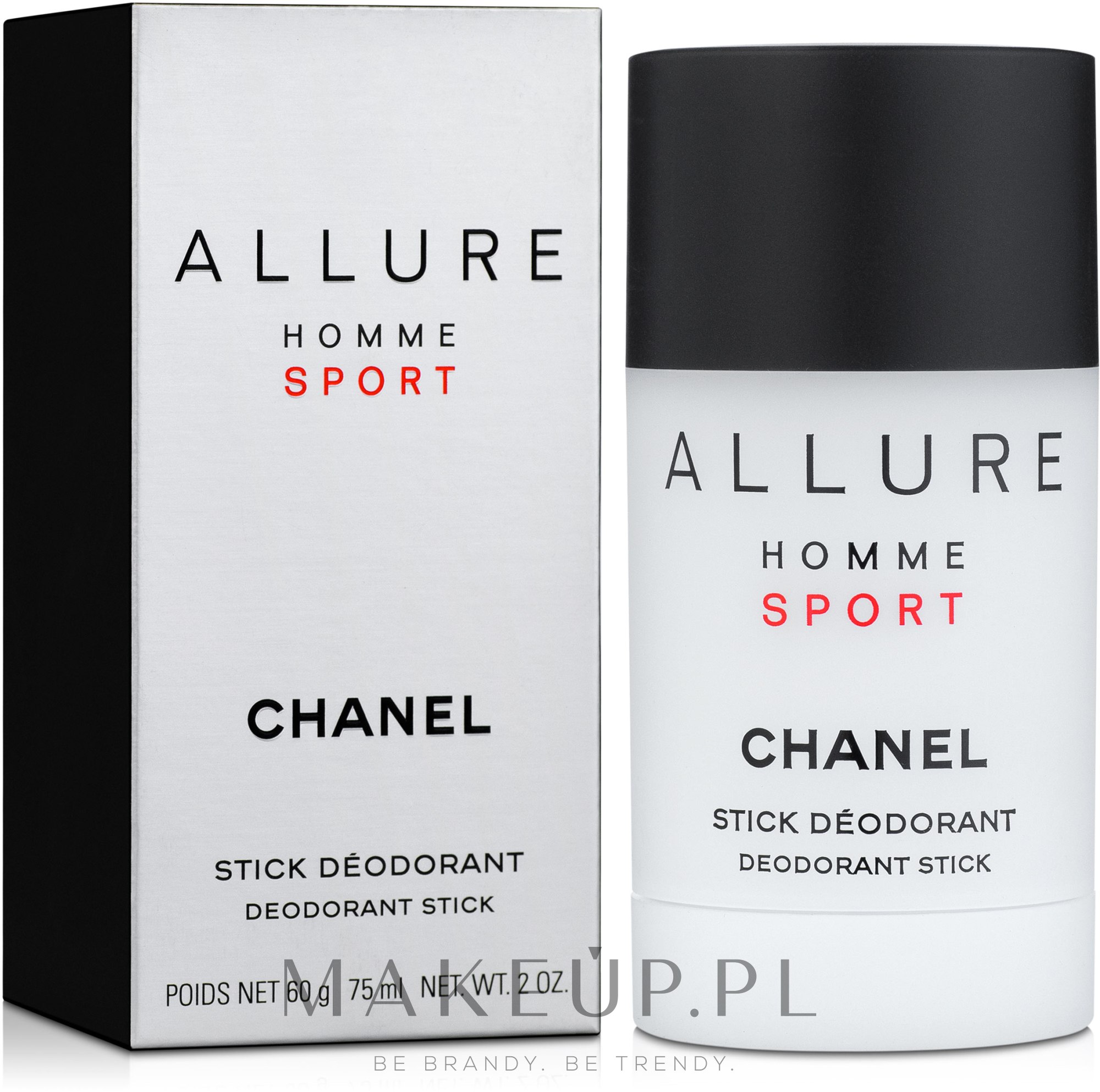 Chanel Allure Homme Sport - Perfumowany dezodorant w sztyfcie dla mężczyzn — Zdjęcie 75 ml