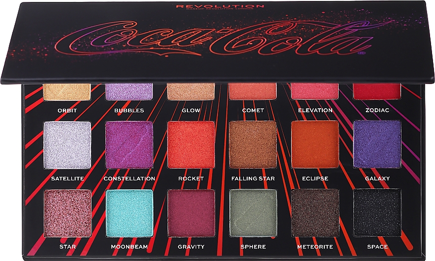 Paletka cieni do powiek - Makeup Revolution x Coca-Cola Creations Shadow Palette — Zdjęcie N1