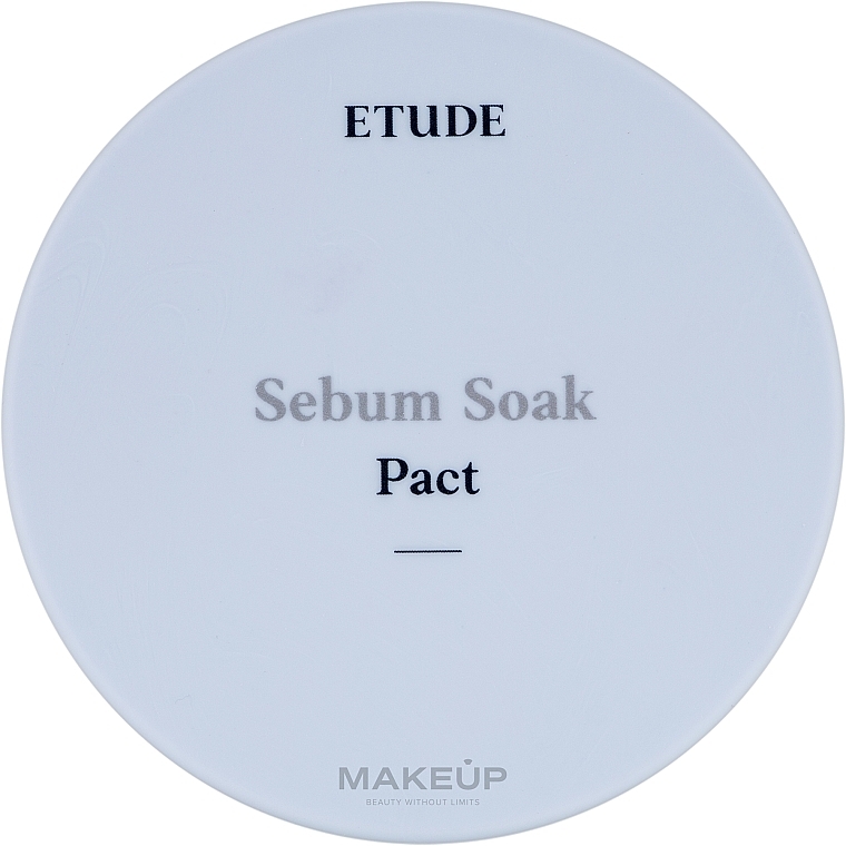 Matujący puder kompaktowy do twarzy - Etude House Sebum Soak Pact — Zdjęcie N2