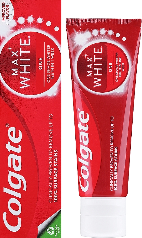 Wybielająca pasta do zębów - Colgate Max White One Sensational Mint — Zdjęcie N2
