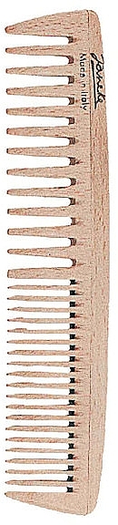 Grzebień do włosów LG366N, 18,8 x 4 cm, drewno bukowe - Janeke Beech Comb — Zdjęcie N1