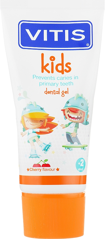 Żelowa pasta do zębów dla dzieci - Dentaid Vitis Kids — Zdjęcie N2