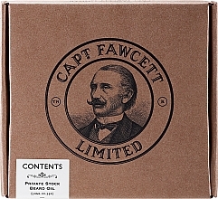 Kup Zestaw do makijażu - Captain Fawcett Beard Oil & Foldable Beard Comb Gift Set (beard/oil/50ml + comm/1pcs)