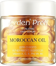 Serum regenerujące w kapsułkach do włosów suchych i kręconych - Jerden Proff Vitalizing Hair Serum Marrocan Oil — Zdjęcie N1