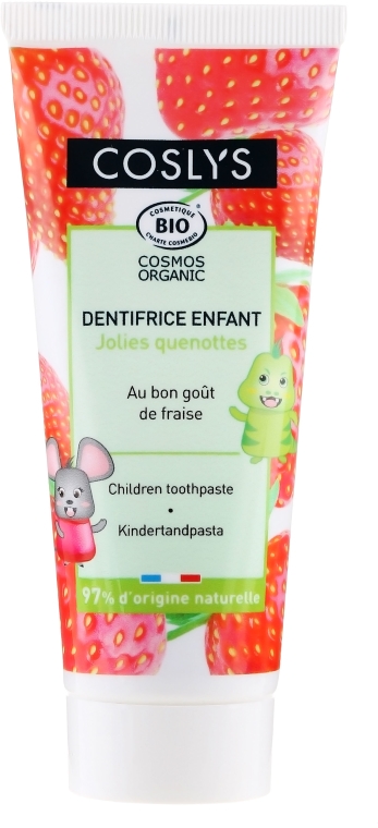 Truskawkowa pasta do zębów dla dzieci - Coslys Junior Toothpaste — Zdjęcie N1