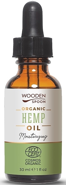 WYPRZEDAŻ Olej konopny - Wooden Spoon Organic Hemp Oil * — Zdjęcie N1