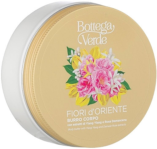 Masło do ciała z ylang-ylang i różą damasceńską - Bottega Verde Body Butter Fiori D’Oriente — Zdjęcie N1