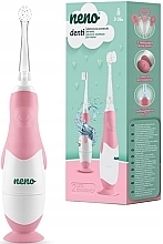 Elektryczna szczoteczka do zębów dla dzieci 3-36 miesięcy, różowa - Neno Denti Pink Electronic Toothbrush for Children — Zdjęcie N1