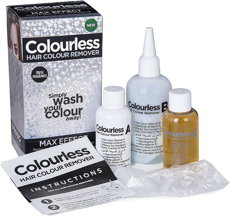 Koncentrat do dekoloryzacji włosów - Colourless Max Effect Hair Colour Remover — Zdjęcie N2