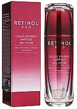 Intensywne serum przeciwzmarszczkowe do twarzy - Tony Moly Red Retinol Callus Synergy Ampoule — Zdjęcie N2