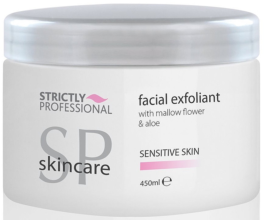 Peeling do skóry wrażliwej z kwiatem malwy i aloesem - Strictly Professional SP Skincare Facial Exfoliant — Zdjęcie N1