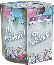 Świeca zapachowa w szkle Let's Celebrate! - Bispol Scented Candle Let's Celebrate — Zdjęcie N1