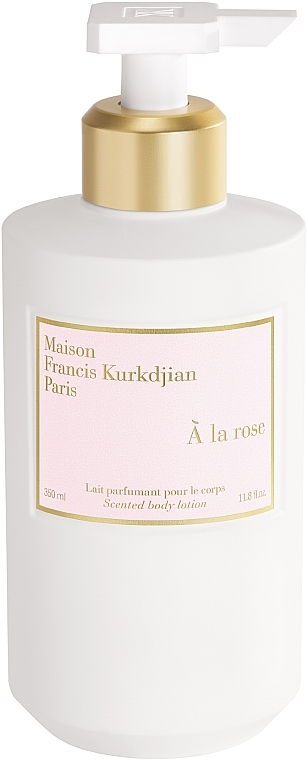 Maison Francis Kurkdjian A La Rose Scented Body Lotion - Perfumowany balsam do ciała — Zdjęcie N1