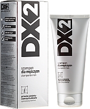 Kup PRZECENA! Szampon dla mężczyzn przeciw siwieniu ciemnych włosów - DX2 Shampoo *