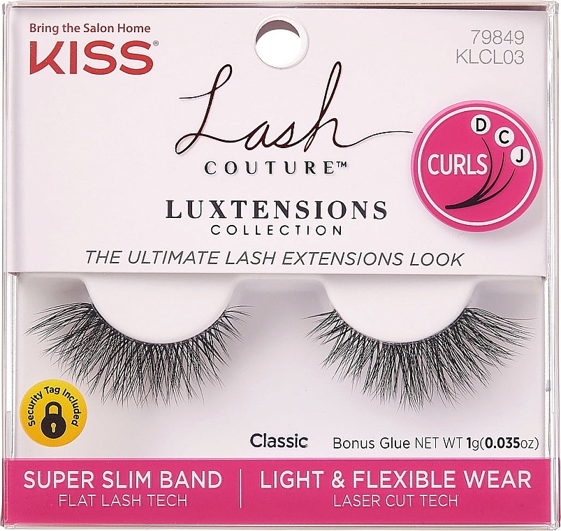 Sztuczne rzęsy - Kiss Lash Couture LuXtensions Eyelash Band Classic — Zdjęcie N1