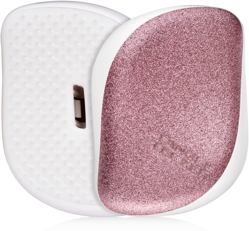 Kompaktowa szczotka do włosów - Tangle Teezer Compact Styler Glitter Rose — Zdjęcie N1