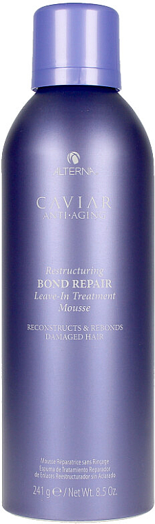 Pianka do włosów - Alterna Caviar Anti-Aging Restructuring Bond Repair leave-in treat Mousse — Zdjęcie N1