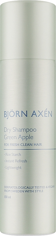 Suchy szampon o zapachu zielonego jabłka - BjOrn AxEn Dry Shampoo Green Apple — Zdjęcie N1